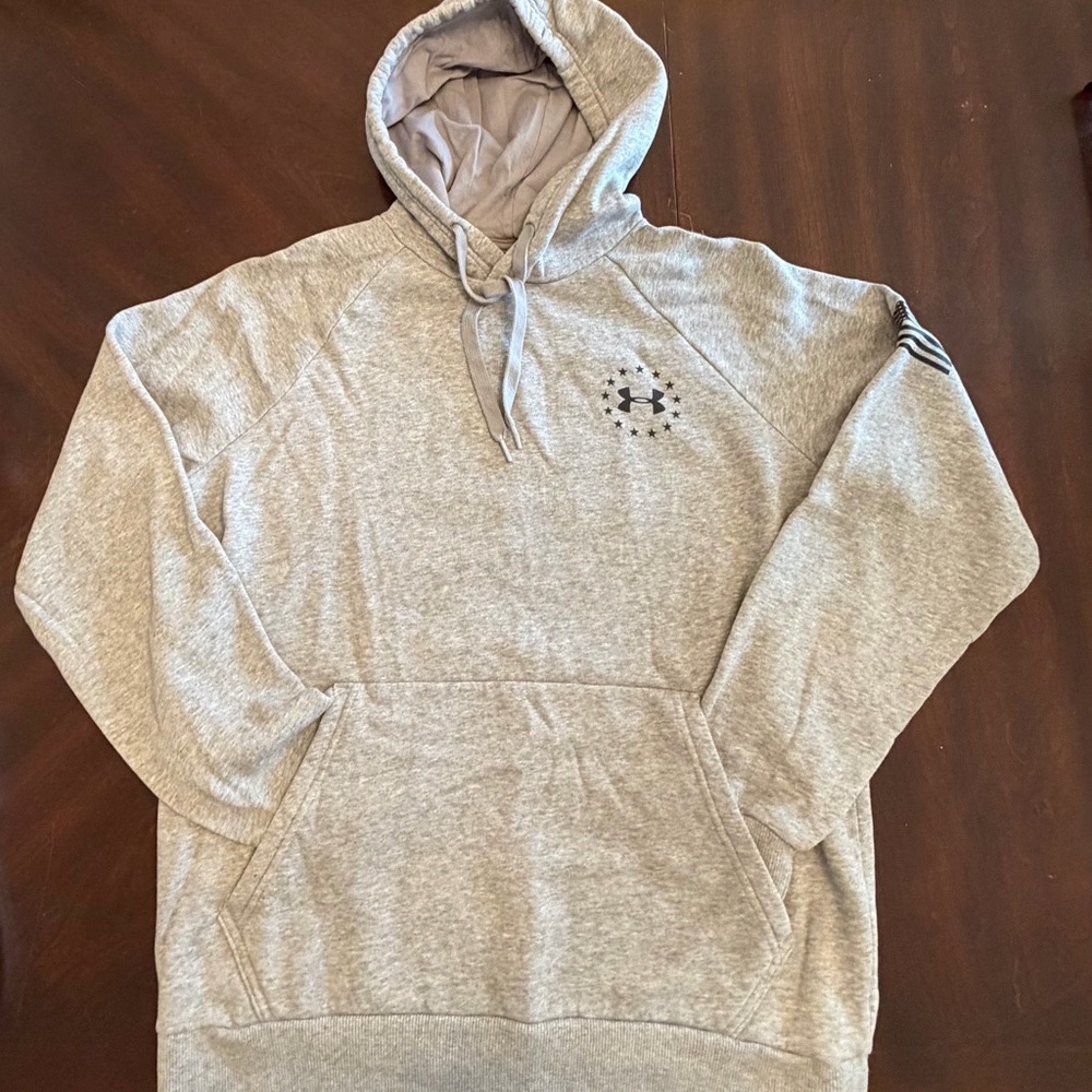 Under Armour Light Gray Hoodie